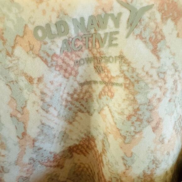 Old Navy Pink and White Leggings with Slim Fit - Picture 8 of 8